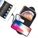 W74 4 in 1 Multifunctional Wireless Charger for iWatch / iPhone / AirPods (Black)