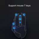 FLYDIGI Q1 Global Official Version Portable Bluetooth 4.0 BLE Mobile Game Keyboard Mouse Converter with Independently Adjustable Mobile Phone Holder, Support for High Frame Mapping(Black)