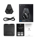 FLYDIGI Q1 Global Official Version Portable Bluetooth 4.0 BLE Mobile Game Keyboard Mouse Converter with Independently Adjustable Mobile Phone Holder, Support for High Frame Mapping(Black)