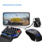 FLYDIGI Q1 Global Official Version Portable Bluetooth 4.0 BLE Mobile Game Keyboard Mouse Converter with Independently Adjustable Mobile Phone Holder, Support for High Frame Mapping(Black)