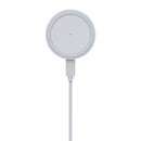 JJT-963 15W QI Standard Round Magsafe Wireless Fast Charge Charger for iPhone 12 Series(White)