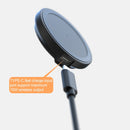 JJT-963 15W QI Standard Round Magsafe Wireless Fast Charge Charger for iPhone 12 Series(White)