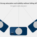 OJD-63 15W Aluminum Alloy Style Round Magsafe Magnetic Wireless Charger for iPhone 12 Series