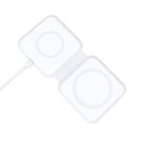 D21 Foldable Dual Magnetic Magsafe Wireless Charger for Mobile Phones / iWatch / AirPods