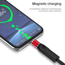 4 in 1 3A 8 Pin & USB-C / Type-C & Micro USB Zinc Alloy Magnetic Charging Head + Micro USB Magnetic Charging Adapter Set(Black)