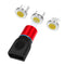 4 in 1 3A 8 Pin & USB-C / Type-C & Micro USB Zinc Alloy Magnetic Charging Head + USB-C / Type-C Magnetic Charging Adapter Set (Red)