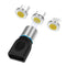 4 in 1 3A 8 Pin & USB-C / Type-C & Micro USB Zinc Alloy Magnetic Charging Head + USB-C / Type-C Magnetic Charging Adapter Set (Silver)