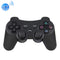 Snowflake Button Wireless Bluetooth Gamepad Game Controller for PS3(Black)