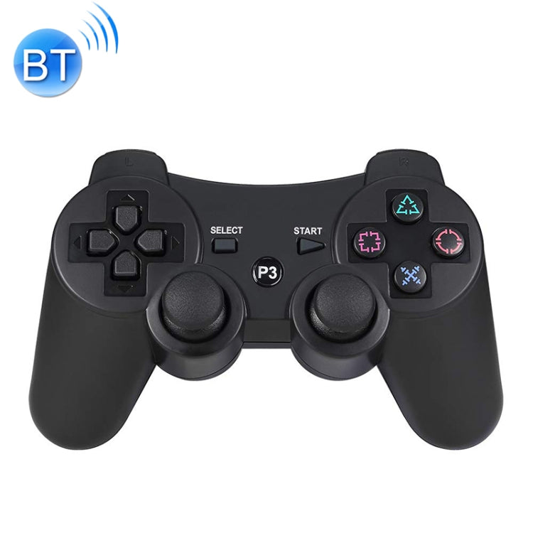 Snowflake Button Wireless Bluetooth Gamepad Game Controller for PS3(Black)