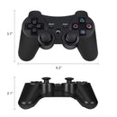 Snowflake Button Wireless Bluetooth Gamepad Game Controller for PS3(Black)