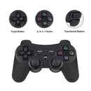 Snowflake Button Wireless Bluetooth Gamepad Game Controller for PS3(Black)