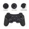 Snowflake Button Wireless Bluetooth Gamepad Game Controller for PS3(Black)