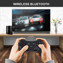 Snowflake Button Wireless Bluetooth Gamepad Game Controller for PS3(Black)