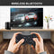 Snowflake Button Wireless Bluetooth Gamepad Game Controller for PS3(Black)