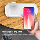 OJD-55 3 in 1 15W Multi-function Fast Charging Wireless Charger for iPhones & iWatches & AirPods (White)