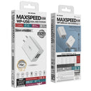 WK WP-U56 2 in 1 2A Dual USB Travel Charger + USB to Micro USB Data Cable Set, US Plug(White)