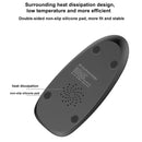 V9 3 in 1 Retractable Folding Multi-function Magnetic Wireless Charging Base for Phones & Apple Watch Series & AirPods(Black)