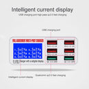 WLX-896+ 6 In 1 Multi-function Smart Digital Display USB Charger(UK Plug)