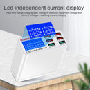 WLX-896+ 6 In 1 Multi-function Smart Digital Display USB Charger(UK Plug)
