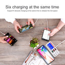 WLX-896+ 6 In 1 Multi-function Smart Digital Display USB Charger(AU Plug)