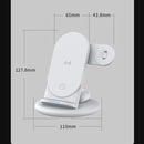 WIWU 15W Power Air 3 in 1 Wireless Charger for Smart Phones & Wireless Earphone & Smart Watch