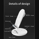 WIWU 15W Power Air 3 in 1 Wireless Charger for Smart Phones & Wireless Earphone & Smart Watch