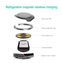 ETG755 15W Refrigeration Magnetic Wireless Charger for iPhone 12 / mini / Pro / Pro Max (Black)