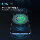 ETG755 15W Refrigeration Magnetic Wireless Charger for iPhone 12 / mini / Pro / Pro Max (Grey)