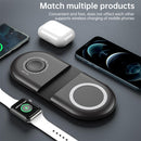 WS39A 15W Foldable Dual Wireless Charger Base for Mobile Phones & Apple Watches & AirPods(White)