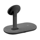 MOMAX UD20 Q.MAG DUAL 15W Magnetic Dual Wireless Fast Charging Charger for iPhone 12 Series (Dark Gray)