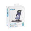 MOMAX UD20 Q.MAG DUAL 15W Magnetic Dual Wireless Fast Charging Charger for iPhone 12 Series (Dark Gray)