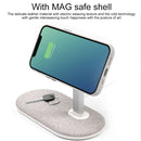 MOMAX UD20 Q.MAG DUAL 15W Magnetic Dual Wireless Fast Charging Charger for iPhone 12 Series (Light Grey)