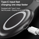 WS40A 15W 3 in 1 Multifunctional Folding Wireless Fast Charger(White)