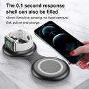 WS40 15W 3 in 1 Multifunctional Folding Wireless Fast Charger with Magsafe Function (White)