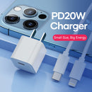 ROCK T69 PD 20W Mini Travel Charger Power Adapter, CN Plug(White)