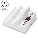 F6 Multifunctional Dual Wireless Charger with Phone Holder & Current Display, AU Plug