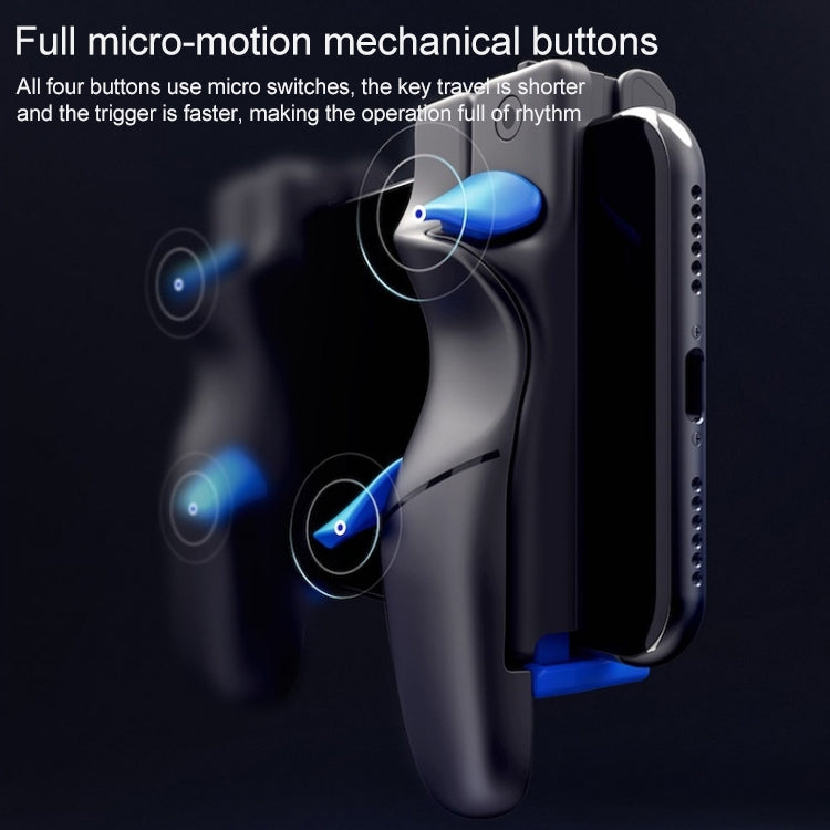 FLYDIGI Stinger 2 Right-hand Version One-button Burst Shooting Main and Secondary Button Capacitive Mobile Phone Game Button Set, Compatible with Android and IOS Systems
