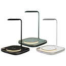 X3 15W 3 in 1 Wireless Charger, Table Lamp (Black)