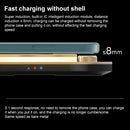 X3 15W 3 in 1 Wireless Charger, Table Lamp (Black)