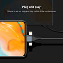P8J Aluminum 3 in 1 8 Pin + Micro USB + USB-C / Type-C to HDTV Cable, Cable Length: 2m