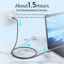 ADC-009 USB to 8 Pin Zinc Alloy Hose Fast Charging Data Cable, Cable Length: 1m (Gun Metal)