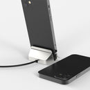XBX-01 3 in 1 8 Pin + USB-C / Type-C + Micro USB Port Magnetic Charging Base(Black)