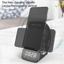 WD-200 10W 3 In 1 Multi-function Wireless Charger with Bluetooth Speaker Alarm Clock