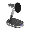 3 in 1 Magnetic Wireless Charger with 18W Fast Charging Adapter, US Plug