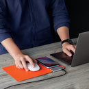 MOMAX QM2 Q.Mouse Pad Wireless Charging Folding Mouse Pad(Black)