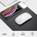 MOMAX QM2 Q.Mouse Pad Wireless Charging Folding Mouse Pad(Black)
