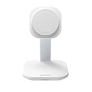 MOMAX Q.Mag Pro 2 Magnetic 2 in 1 Wireless Desktop Charger (White)