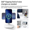 MOMAX Q.Mag Pro 2 Magnetic 2 in 1 Wireless Desktop Charger (White)