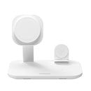 MOMAX UD26W Q.Mag Pro 3 Magnetic 3 in 1 Wireless Desktop Charger(White)