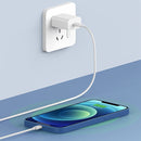 Original Xiaomi 20W MFi Certification USB-C / Type-C Charger with 8 Pin Cable, US Plug (White)
